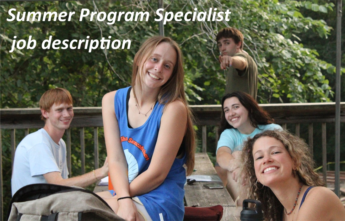 Summer Program Specialist job description